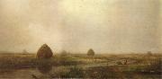 Martin Johnson Heade Jersey Marshes oil painting reproduction